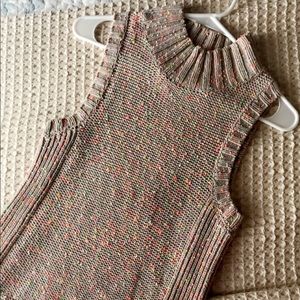 Anthropologie speckled sweater vest